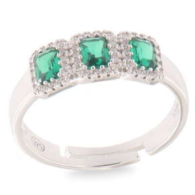 Anello Domar Gioielli Donna Anello in argento 925 in Argento Cubic Zirconia RZB112619 - RZB112619